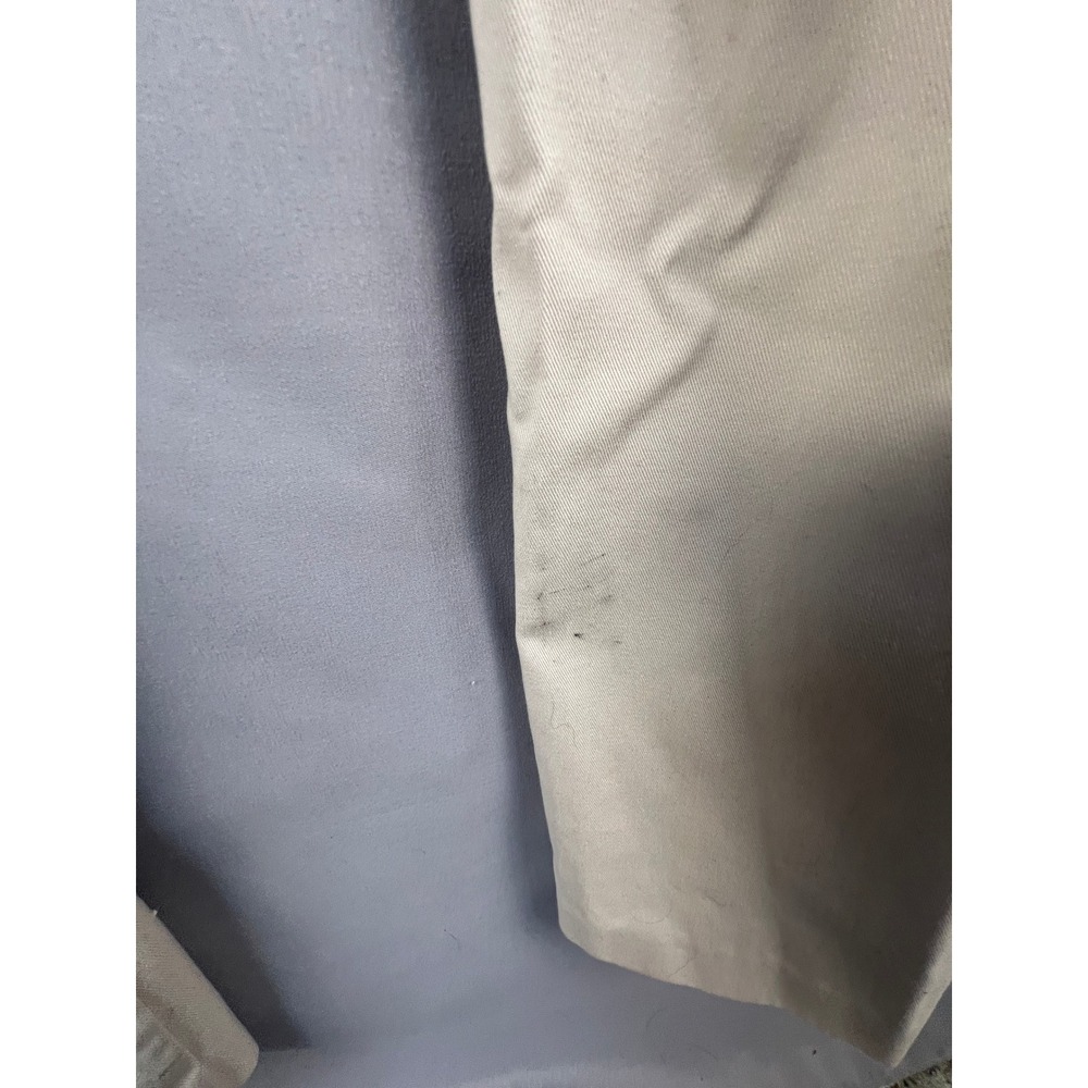 Nordstrom Men's Shop Straight Fit Beige Cotton Blend Wrinkle Free Pants 40x34 - Picture 7 of 7